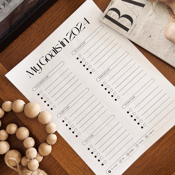 SOLD OUT ❌ 2024 GOALS + RESELLING TRACKER PACK 💵 - Picture 2 of 6